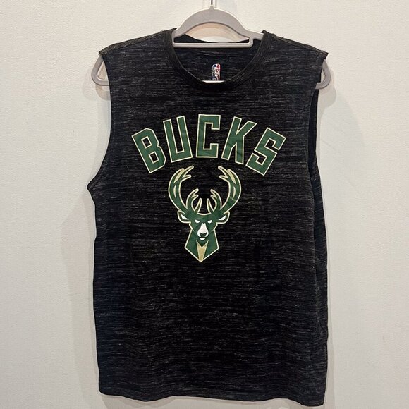 NBA Milwaukee Bucks Sleeveless Muscle T-shirt Men's Size M - Picture 1 of 3